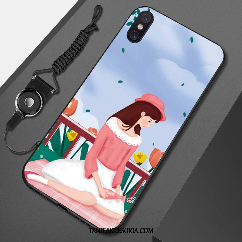 Etui Xiaomi Mi 8 Pro Wzór Piękny Zielony, Pokrowce Xiaomi Mi 8 Pro Miękki Mały Telefon Komórkowy Beige