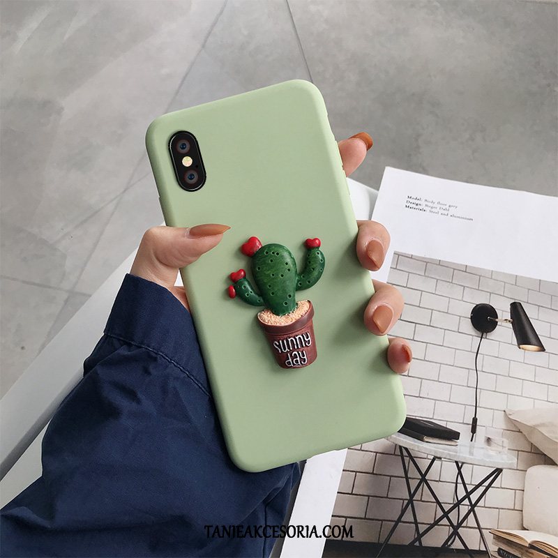 Etui Xiaomi Mi 8 Pro Zielony Wzór Mały, Obudowa Xiaomi Mi 8 Pro Świeży Telefon Komórkowy Anti-fall Beige