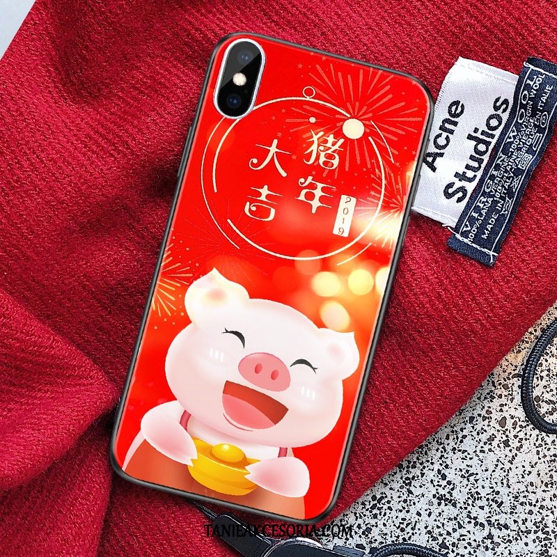 Etui Xiaomi Mi 8 Pro Święto Wzór Szkło, Futerał Xiaomi Mi 8 Pro Kreatywne Telefon Komórkowy Mały Beige