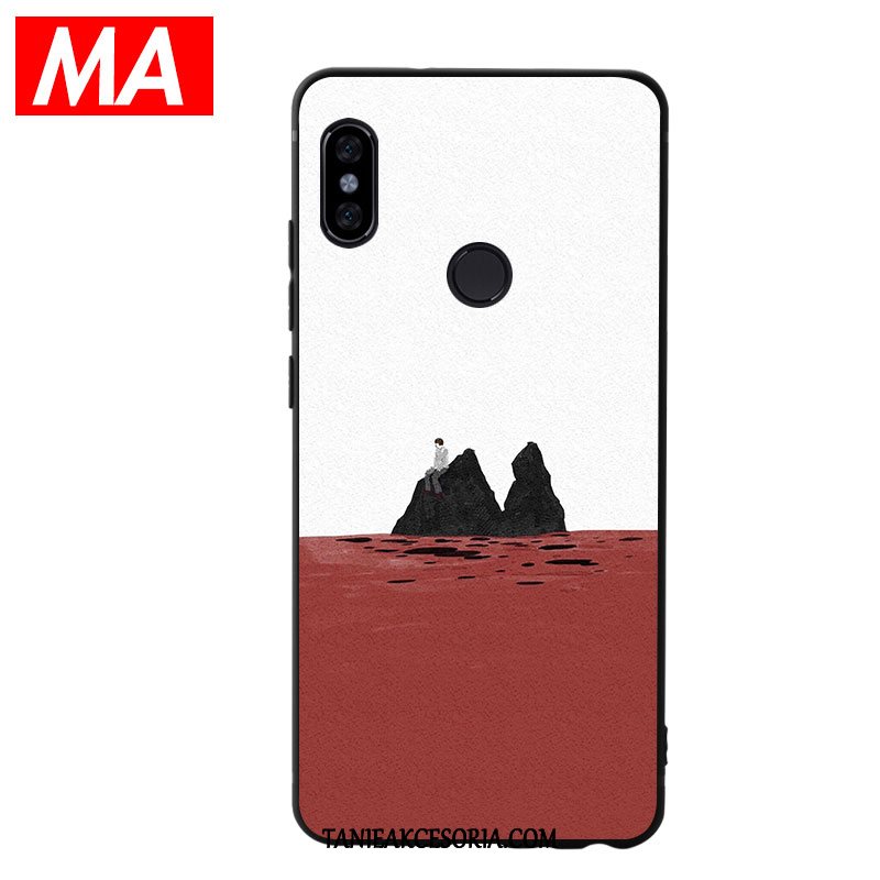 Etui Xiaomi Mi 8 Proste Obraz Olejny Miękki, Pokrowce Xiaomi Mi 8 Ochraniacz Piękny Wzór Beige