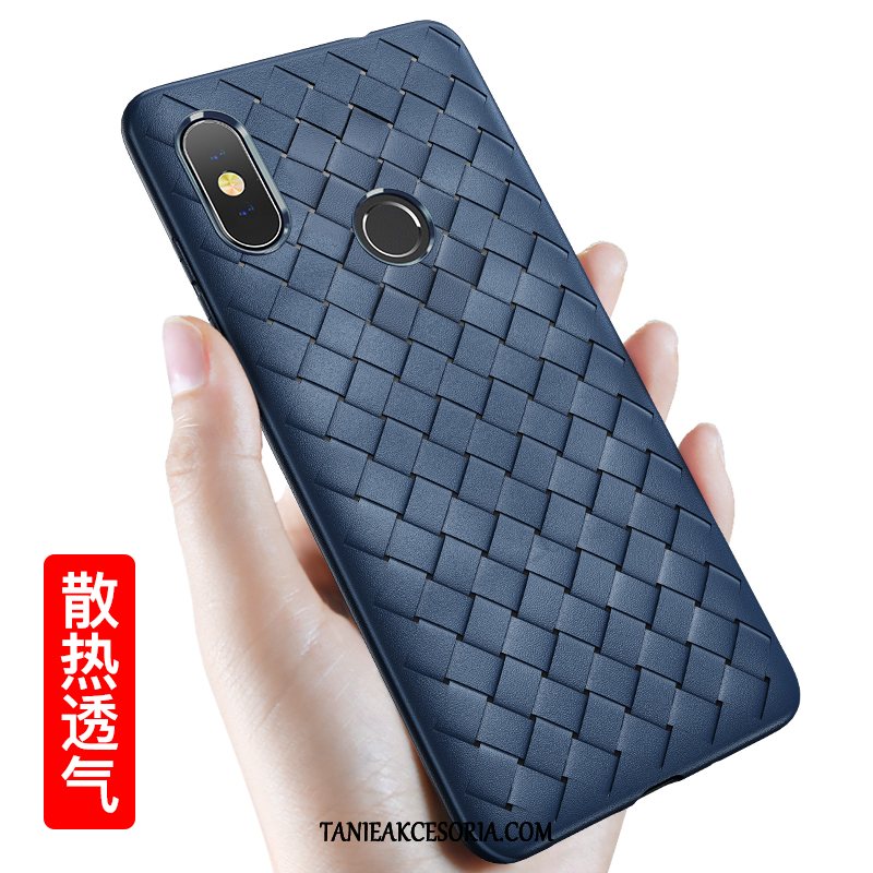 Etui Xiaomi Mi 8 Silikonowe Mały Ochraniacz, Futerał Xiaomi Mi 8 Tendencja Niebieski Oddychające Beige