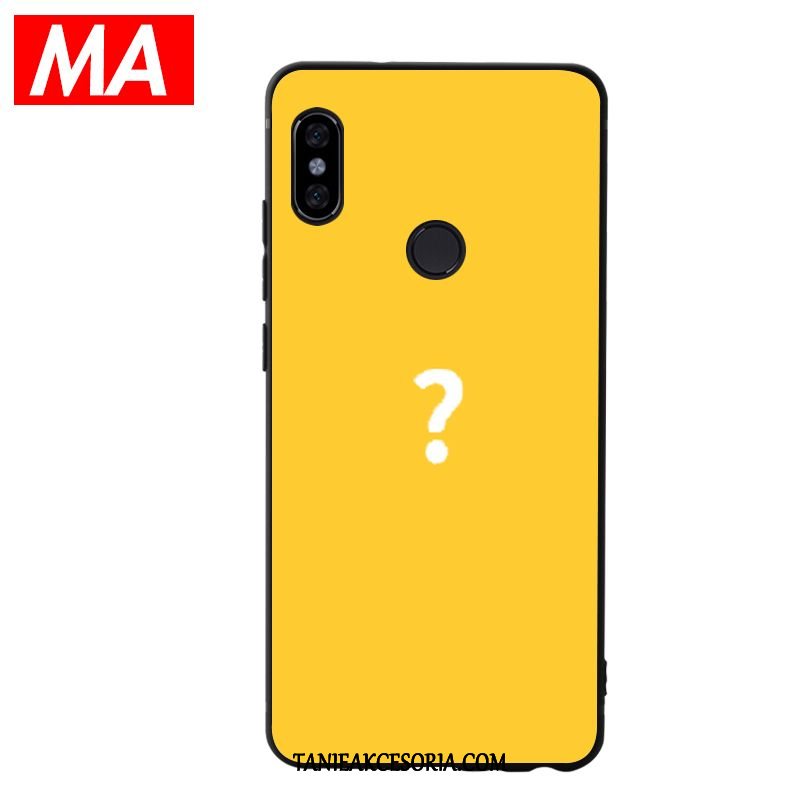 Etui Xiaomi Mi 8 Silikonowe Proste Wzór, Obudowa Xiaomi Mi 8 Telefon Komórkowy Osobowość Czarny Beige