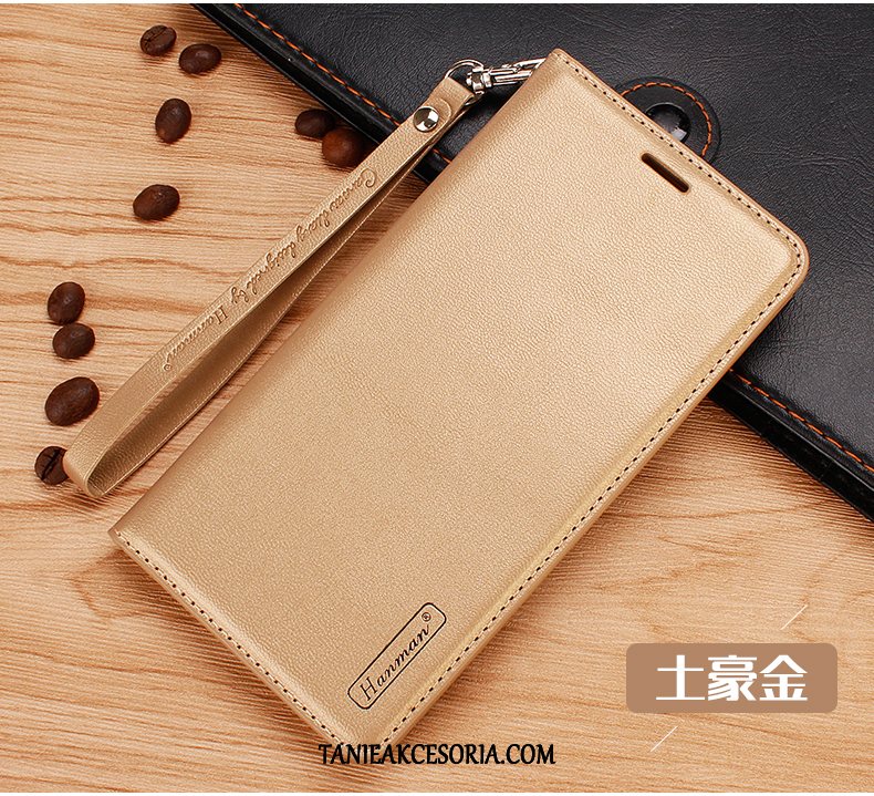 Etui Xiaomi Mi 8 Skórzany Prawdziwa Skóra Mały, Futerał Xiaomi Mi 8 Ochraniacz Złoto Anti-fall Beige