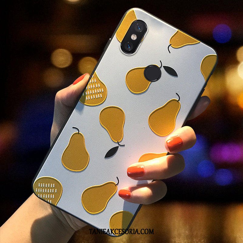 Etui Xiaomi Mi 8 Telefon Komórkowy Miękki Tendencja, Futerał Xiaomi Mi 8 Mały Żółty Anti-fall Beige