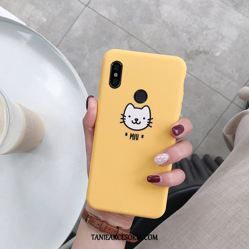 Etui Xiaomi Mi 8 Telefon Komórkowy Sztuka Proste, Obudowa Xiaomi Mi 8 Mały Niebieski Młodzież Beige