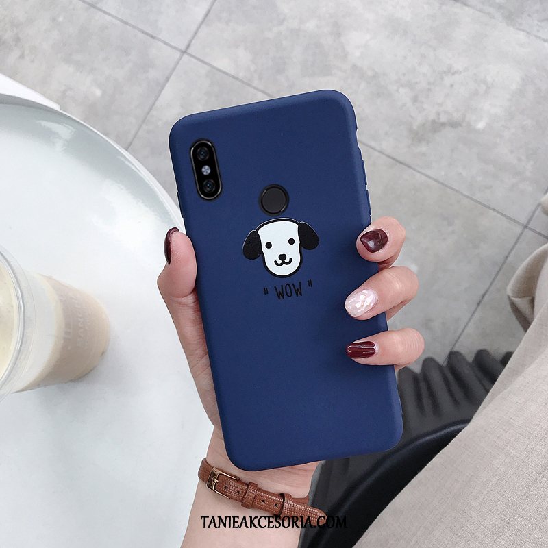 Etui Xiaomi Mi 8 Telefon Komórkowy Sztuka Proste, Obudowa Xiaomi Mi 8 Mały Niebieski Młodzież Beige