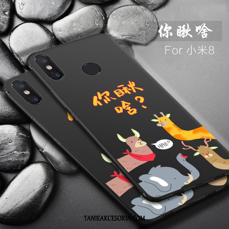 Etui Xiaomi Mi 8 Tendencja Nubuku Wzór, Futerał Xiaomi Mi 8 Telefon Komórkowy Proste All Inclusive Beige