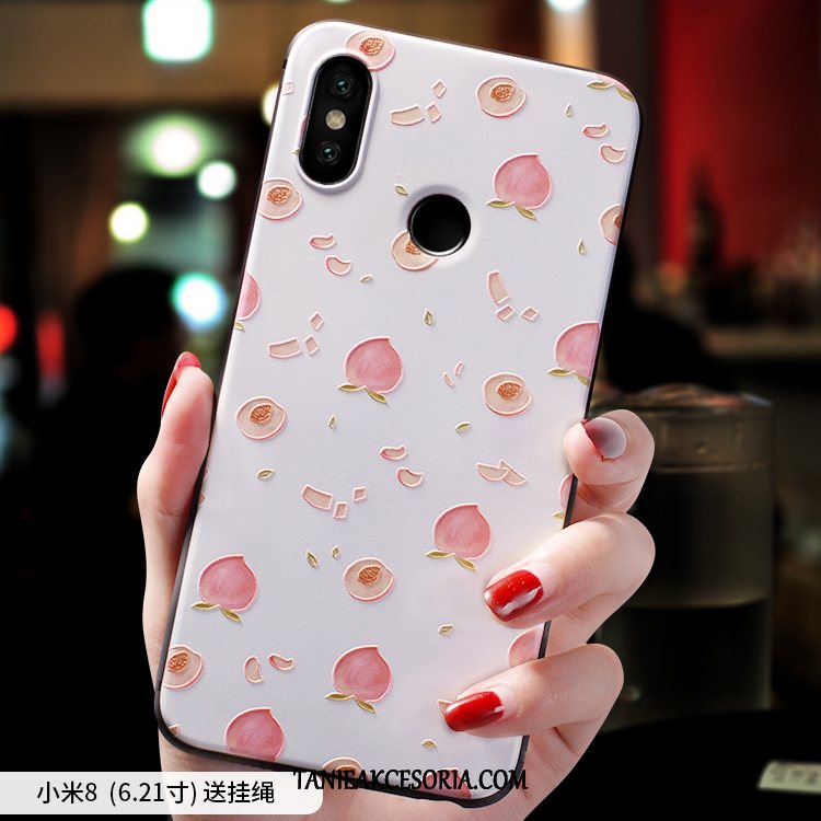 Etui Xiaomi Mi 8 Zielony Mały All Inclusive, Obudowa Xiaomi Mi 8 Młodzież Modna Marka Cienkie Beige