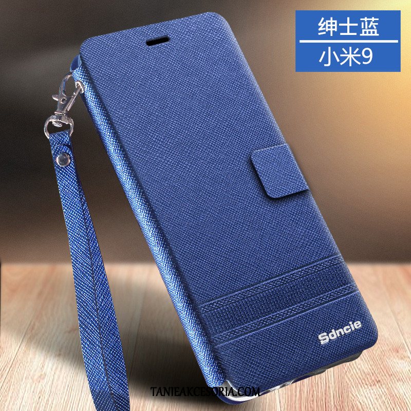 Etui Xiaomi Mi 9 All Inclusive Klapa Telefon Komórkowy, Pokrowce Xiaomi Mi 9 Mały Anti-fall Skórzany Futerał Beige