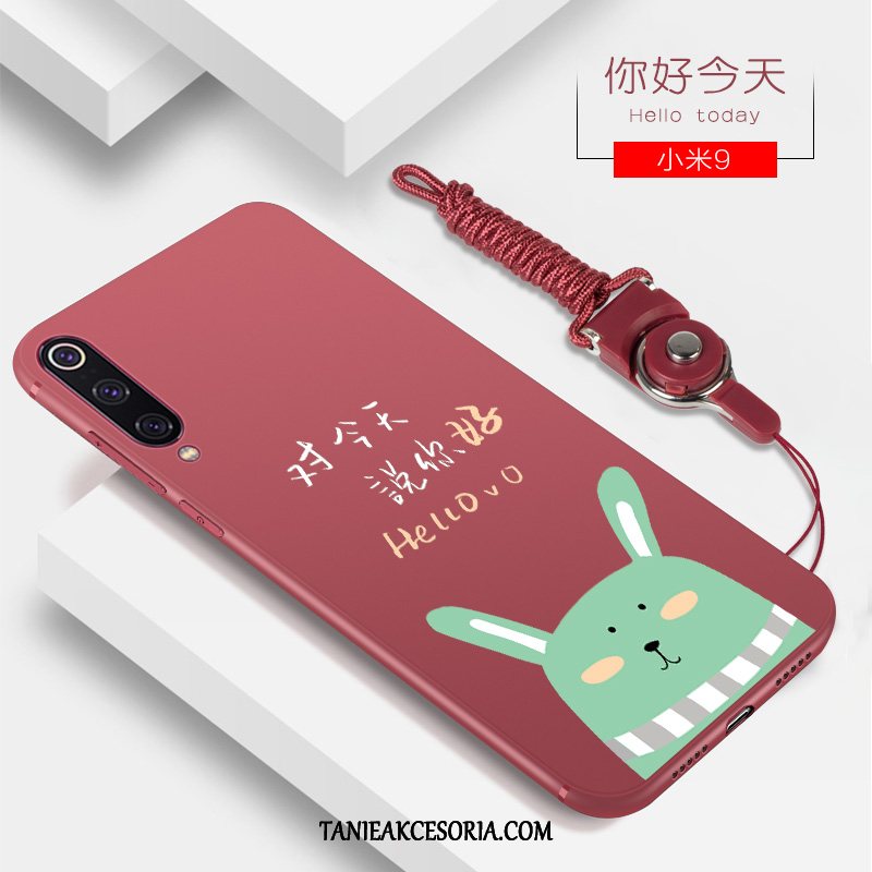 Etui Xiaomi Mi 9 Anti-fall Czerwony Telefon Komórkowy, Obudowa Xiaomi Mi 9 Mały Ochraniacz Silikonowe Beige