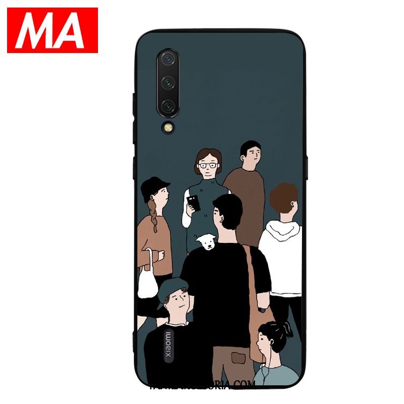 Etui Xiaomi Mi 9 Kreskówka Ochraniacz Telefon Komórkowy, Obudowa Xiaomi Mi 9 Silikonowe Zielony Miękki Beige