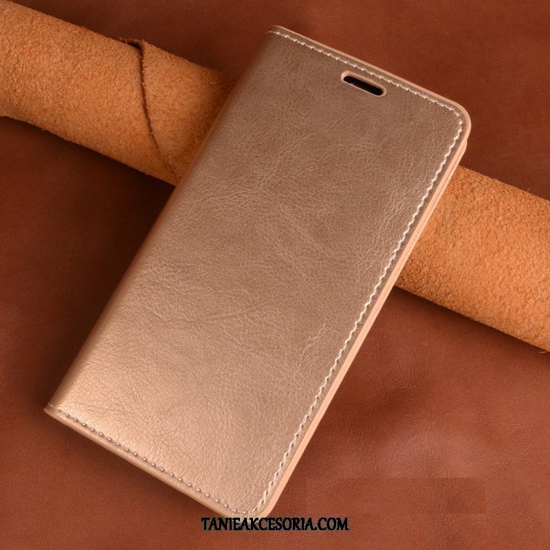 Etui Xiaomi Mi 9 Lite Anti-fall Telefon Komórkowy Prawdziwa Skóra, Futerał Xiaomi Mi 9 Lite Mały Filmy Eleganckie Braun Beige