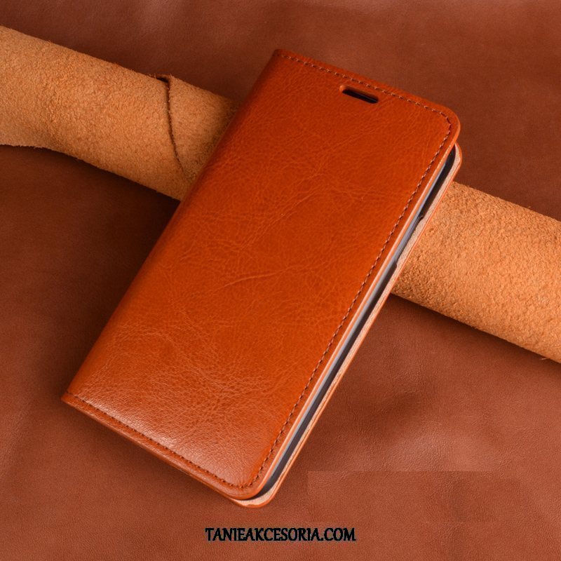 Etui Xiaomi Mi 9 Lite Anti-fall Telefon Komórkowy Prawdziwa Skóra, Futerał Xiaomi Mi 9 Lite Mały Filmy Eleganckie Braun Beige