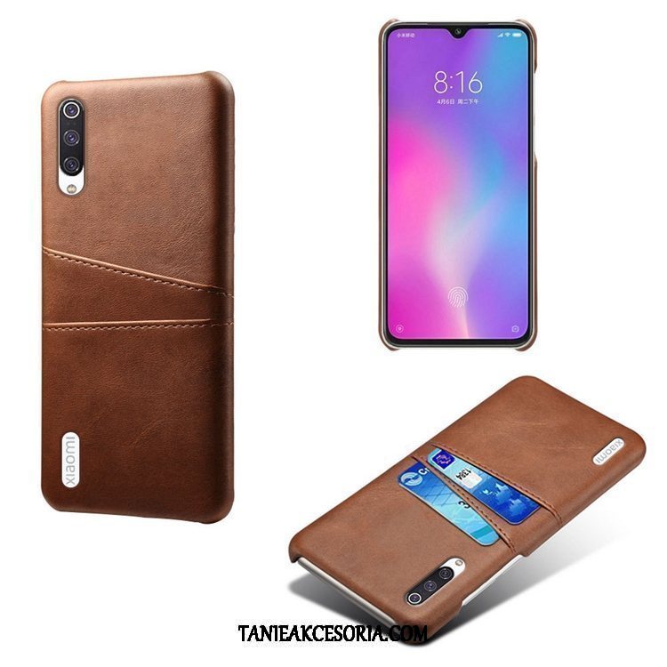 Etui Xiaomi Mi 9 Lite Karta Anti-fall Młodzież, Futerał Xiaomi Mi 9 Lite Telefon Komórkowy Skóra Wzór Beige