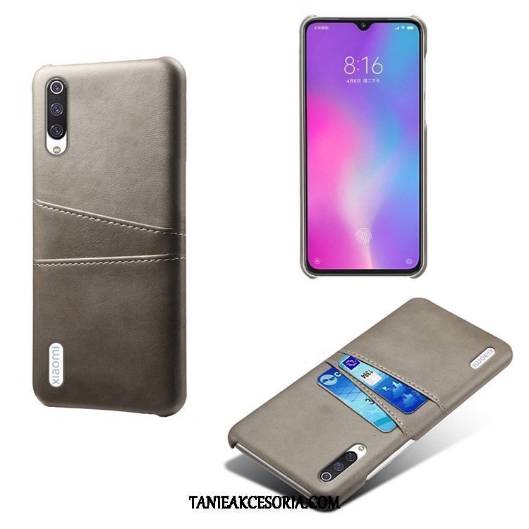 Etui Xiaomi Mi 9 Lite Karta Anti-fall Młodzież, Futerał Xiaomi Mi 9 Lite Telefon Komórkowy Skóra Wzór Beige