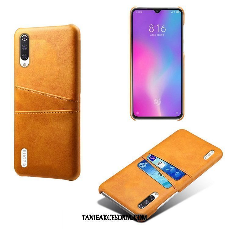 Etui Xiaomi Mi 9 Lite Karta Anti-fall Młodzież, Futerał Xiaomi Mi 9 Lite Telefon Komórkowy Skóra Wzór Beige