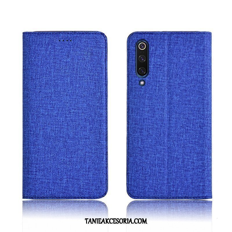 Etui Xiaomi Mi 9 Lite Ochraniacz Niebieski Bawełna I Len, Pokrowce Xiaomi Mi 9 Lite Miękki Dostosowane Mały Beige