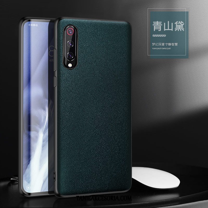 Etui Xiaomi Mi 9 Lite Skóra Bydlęca Wysoki Koniec Prawdziwa Skóra, Pokrowce Xiaomi Mi 9 Lite Biznes Cienkie Anti-fall Beige