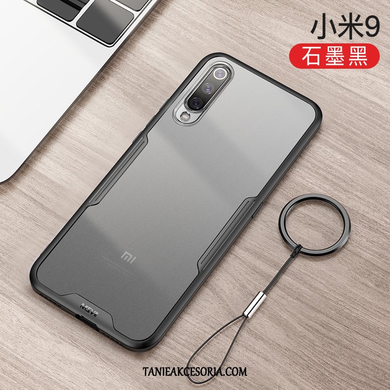 Etui Xiaomi Mi 9 Mały Telefon Komórkowy All Inclusive, Obudowa Xiaomi Mi 9 Ochraniacz Czarny Anti-fall Beige