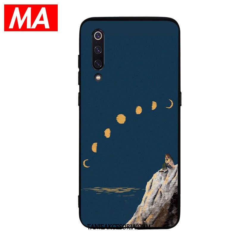 Etui Xiaomi Mi 9 Mały Telefon Komórkowy Ochraniacz, Pokrowce Xiaomi Mi 9 Wzór Obraz Olejny Proste Beige