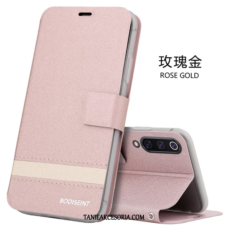 Etui Xiaomi Mi 9 Miękki Skórzany Anti-fall, Futerał Xiaomi Mi 9 Wiszące Ozdoby Filmy Klapa Beige