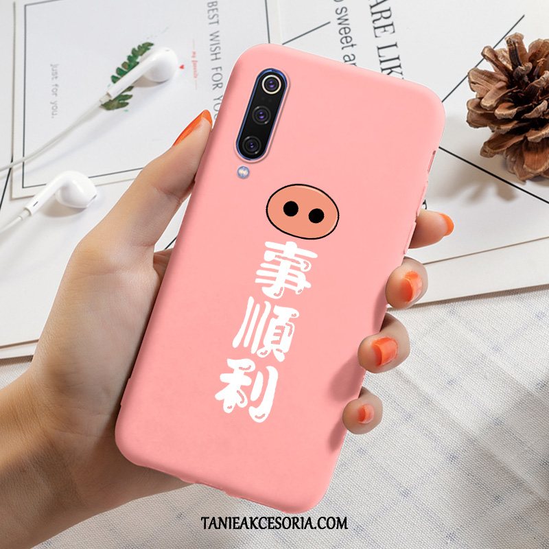 Etui Xiaomi Mi 9 Modna Marka Czarny Nubuku, Futerał Xiaomi Mi 9 Jednolity Kolor Silikonowe Moda Beige