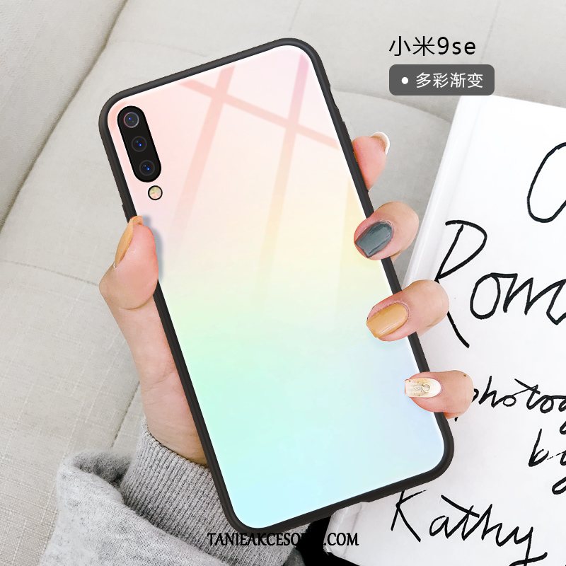 Etui Xiaomi Mi 9 Se Tendencja Anti-fall Dostosowane, Pokrowce Xiaomi Mi 9 Se Wzór Lustro Czarny Beige