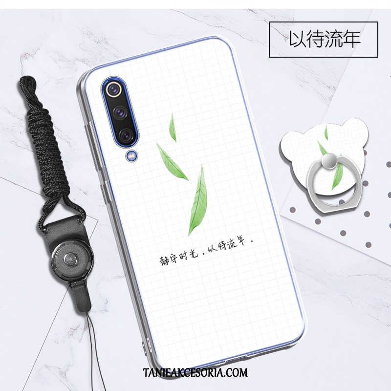 Etui Xiaomi Mi 9 Se Tendencja Sceneria Wiszące Ozdoby, Futerał Xiaomi Mi 9 Se Telefon Komórkowy Silikonowe Ring Beige