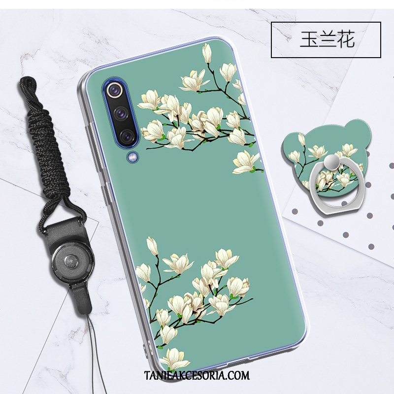 Etui Xiaomi Mi 9 Se Tendencja Sceneria Wiszące Ozdoby, Futerał Xiaomi Mi 9 Se Telefon Komórkowy Silikonowe Ring Beige