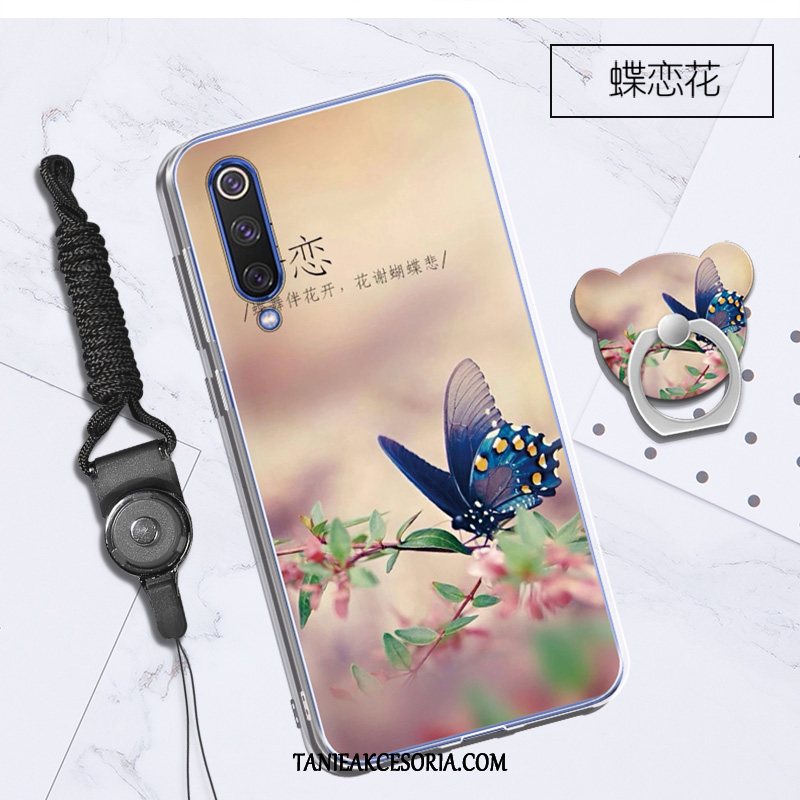 Etui Xiaomi Mi 9 Se Tendencja Sceneria Wiszące Ozdoby, Futerał Xiaomi Mi 9 Se Telefon Komórkowy Silikonowe Ring Beige