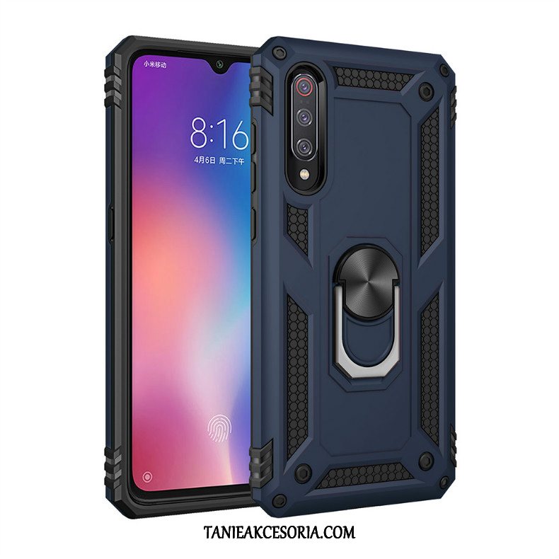 Etui Xiaomi Mi 9 Silikonowe All Inclusive Mały, Futerał Xiaomi Mi 9 Na Pokładzie Cienkie Szkło Hartowane Beige