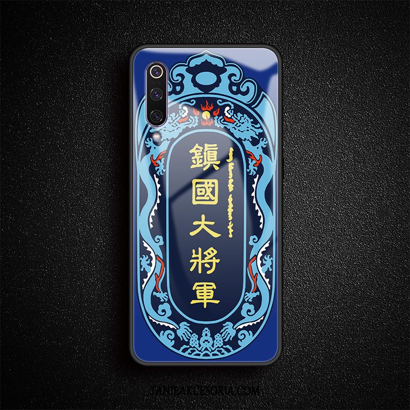 Etui Xiaomi Mi 9 Telefon Komórkowy Pałac Szkło Hartowane, Futerał Xiaomi Mi 9 Młodzież Anti-fall Wiatr Beige