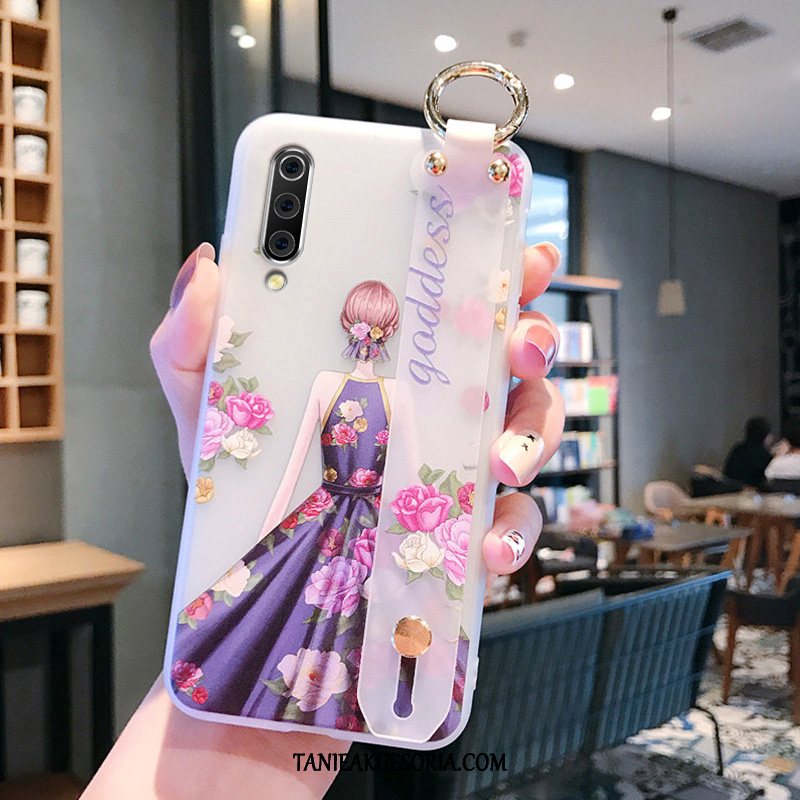 Etui Xiaomi Mi 9 Telefon Komórkowy Purpurowy Kreatywne, Obudowa Xiaomi Mi 9 All Inclusive Osobowość Anti-fall Beige