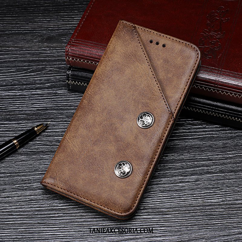 Etui Xiaomi Mi 9t Mały Anti-fall Telefon Komórkowy, Futerał Xiaomi Mi 9t Ochraniacz Skórzany Braun Beige