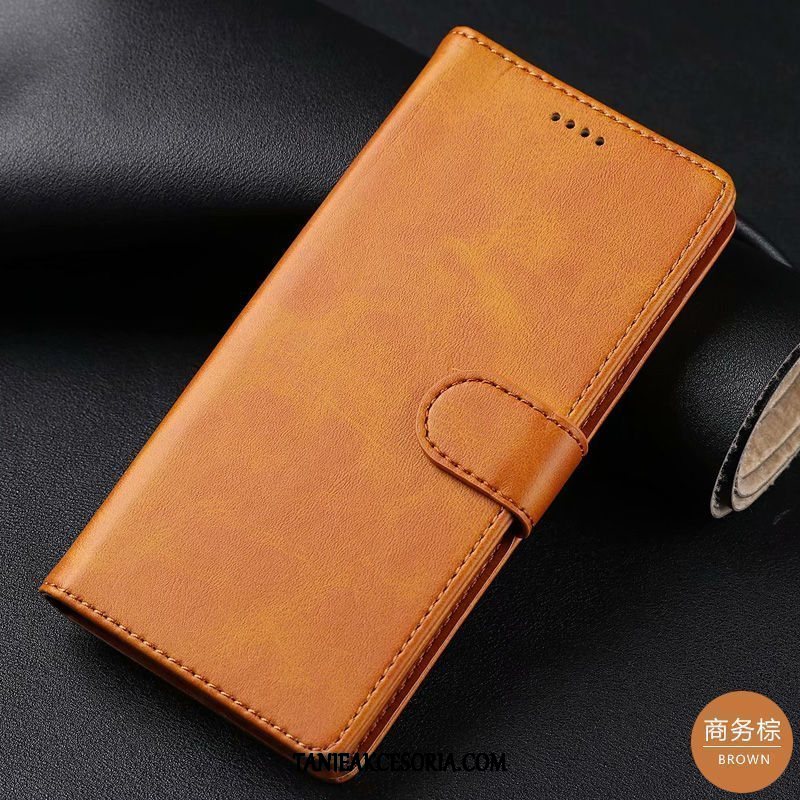 Etui Xiaomi Mi 9t Pro Czarny Filmy Skórzany, Futerał Xiaomi Mi 9t Pro Szkło Hartowane Ochraniacz Telefon Komórkowy Beige