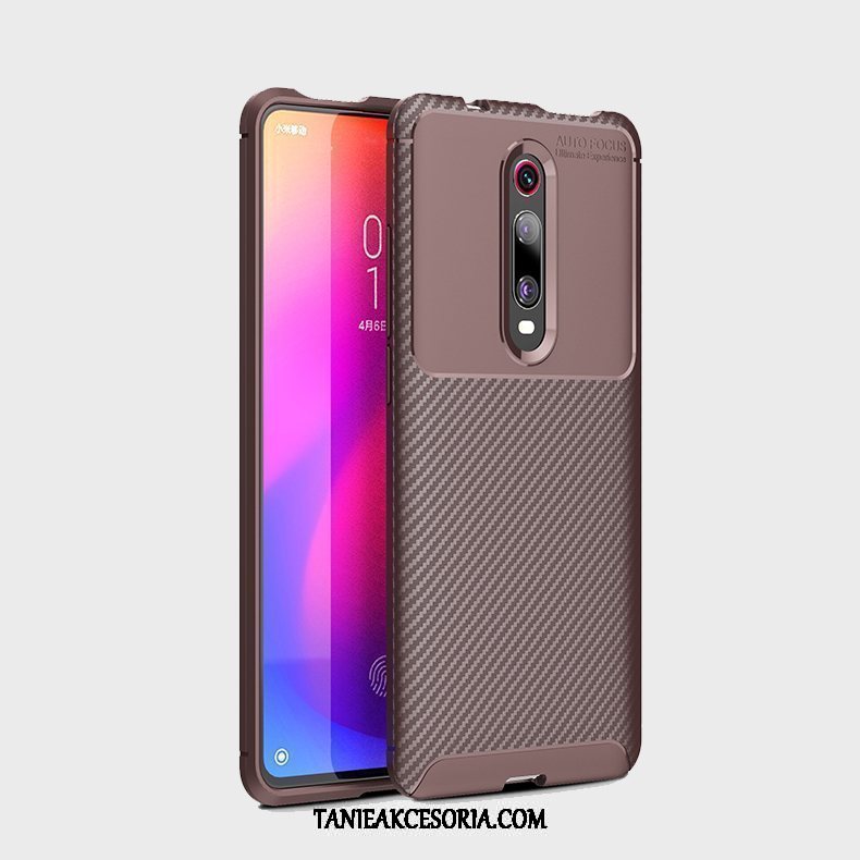 Etui Xiaomi Mi 9t Pro Silikonowe Ochraniacz Czarny, Pokrowce Xiaomi Mi 9t Pro Nubuku All Inclusive Miękki Beige