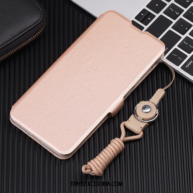 Etui Xiaomi Mi 9t Pro Telefon Komórkowy Anti-fall Mały, Obudowa Xiaomi Mi 9t Pro Czerwony Skórzany Futerał Beige