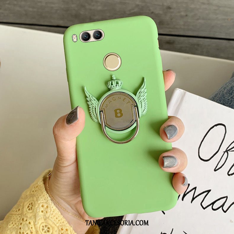 Etui Xiaomi Mi A1 Proste Wspornik Tendencja, Futerał Xiaomi Mi A1 Szary Osobowość Ring Beige