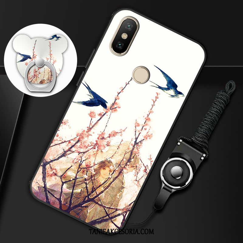 Etui Xiaomi Mi A2 Anti-fall Tendencja Miękki, Pokrowce Xiaomi Mi A2 Biały Wspornik Mały Beige