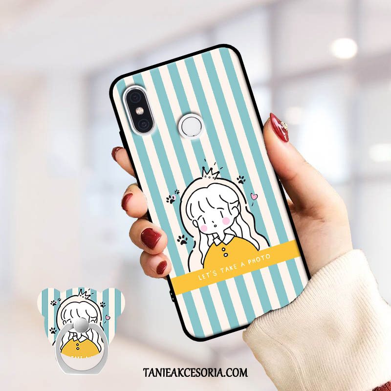 Etui Xiaomi Mi A2 Lite All Inclusive Czerwony Telefon Komórkowy, Pokrowce Xiaomi Mi A2 Lite Biały Mały Anti-fall Beige