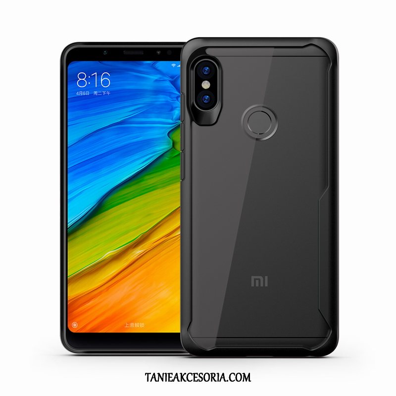 Etui Xiaomi Mi A2 Lite Anti-fall Czerwony Miękki, Futerał Xiaomi Mi A2 Lite Ochraniacz Przezroczysty Młodzież Beige