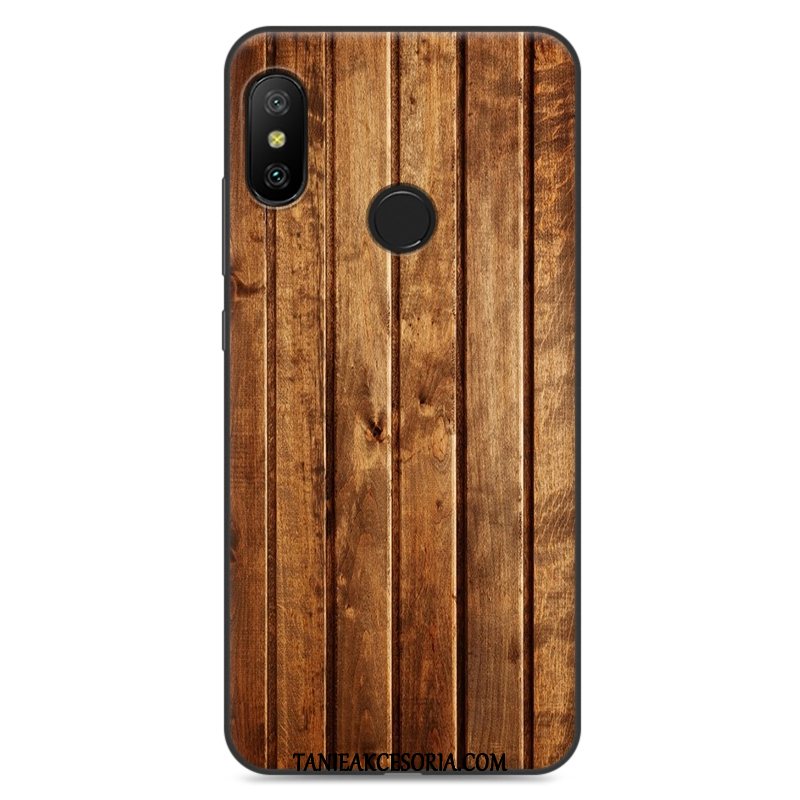 Etui Xiaomi Mi A2 Lite Anti-fall Kreatywne Miękki, Pokrowce Xiaomi Mi A2 Lite All Inclusive Telefon Komórkowy Czerwony Beige