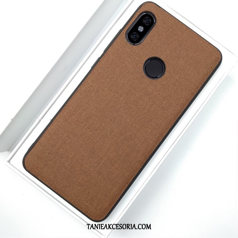 Etui Xiaomi Mi A2 Lite Czerwony Kreatywne Telefon Komórkowy, Obudowa Xiaomi Mi A2 Lite Skóra Trudno Oryginalny Beige