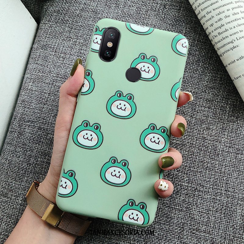 Etui Xiaomi Mi A2 Lite Telefon Komórkowy Miękki Czerwony, Obudowa Xiaomi Mi A2 Lite Kreskówka Niebieski Tendencja Beige