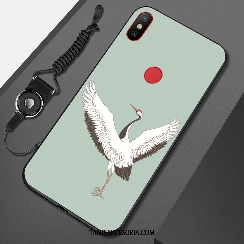 Etui Xiaomi Mi A2 Lite Wiszące Ozdoby Kreatywne Czarny, Obudowa Xiaomi Mi A2 Lite Kreskówka Tendencja Telefon Komórkowy Beige