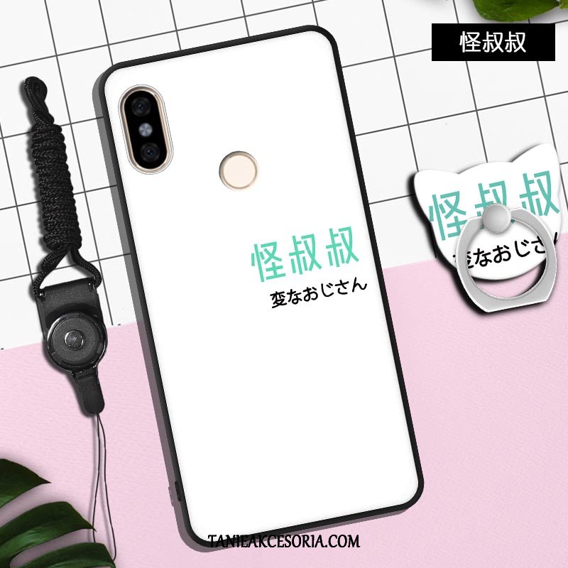 Etui Xiaomi Mi A2 Osobowość Ring Tendencja, Obudowa Xiaomi Mi A2 Telefon Komórkowy Mały Zakochani Beige