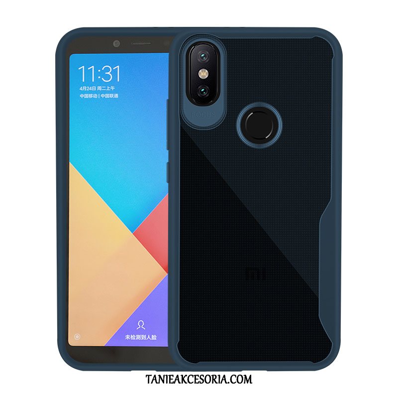 Etui Xiaomi Mi A2 Silikonowe Mały Biały, Obudowa Xiaomi Mi A2 Przezroczysty Telefon Komórkowy Anti-fall Beige