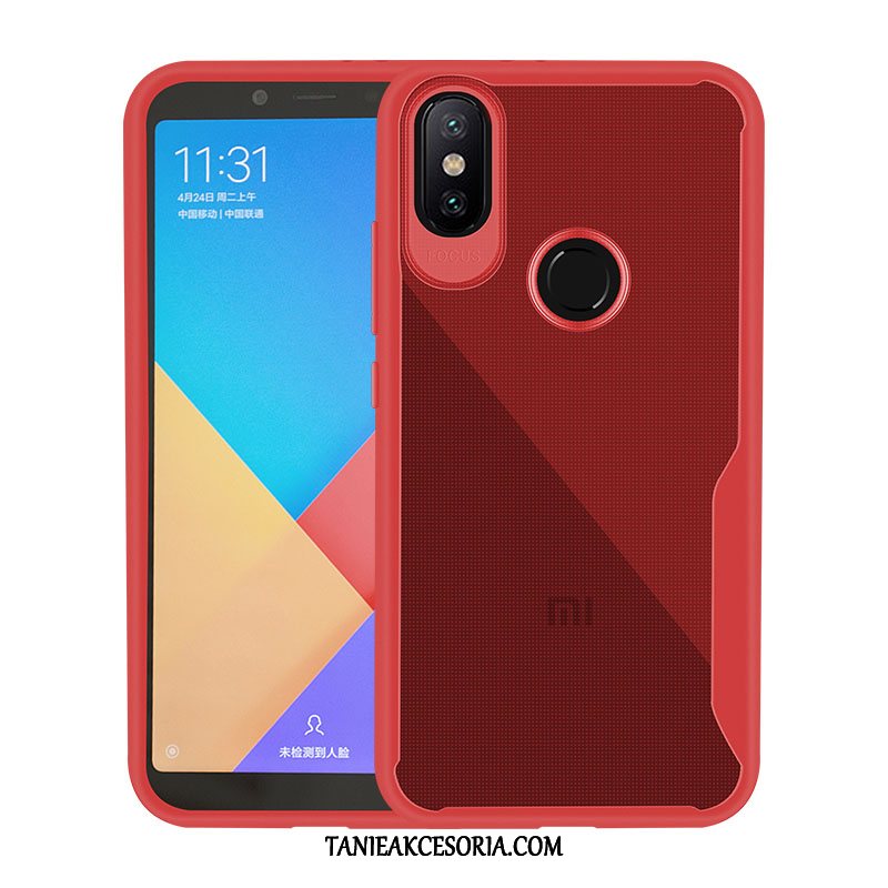 Etui Xiaomi Mi A2 Silikonowe Mały Biały, Obudowa Xiaomi Mi A2 Przezroczysty Telefon Komórkowy Anti-fall Beige