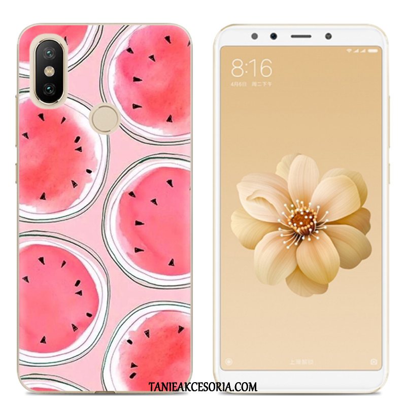 Etui Xiaomi Mi A2 Silikonowe Tendencja Kreatywne, Obudowa Xiaomi Mi A2 Telefon Komórkowy Różowe Kreskówka Beige