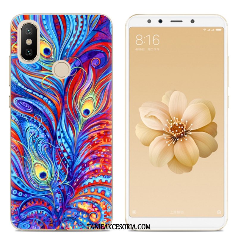 Etui Xiaomi Mi A2 Silikonowe Tendencja Kreatywne, Obudowa Xiaomi Mi A2 Telefon Komórkowy Różowe Kreskówka Beige